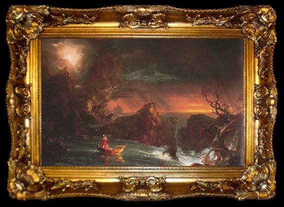 framed  Thomas Cole The Voyage of Life: Manhood, ta009-2